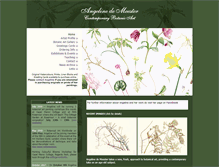 Tablet Screenshot of contemporarybotanicart.com